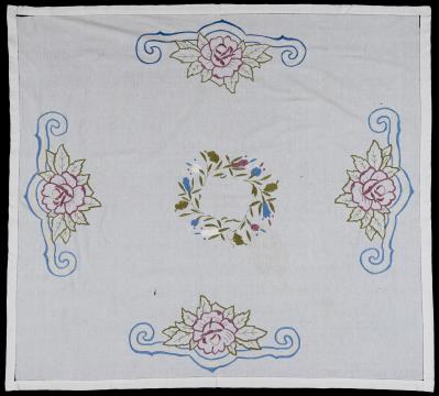 Namizni prt za veliko hišno mizo, okrog 1933.